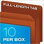 Pendaflex Reinforced File Pocket, 3 1/2" Expansion, Letter Size, Redrope (95343)~#|#~1C09290D-99B7-445B-B7289382894F9D32_sc7