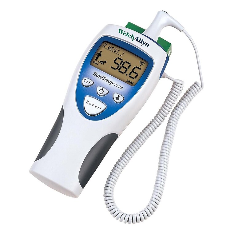 SureTemp Plus 692 Oral Electronic Thermometer, 9' Probe Cord, White (W-A02692700) image 1