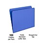 Staples File Folders, Single Tab, Letter Size, Blue, 100/Box (ST509679-CC)~#|#~1C0BB967-761F-4A99-95ADD77632D9C42F_sc7