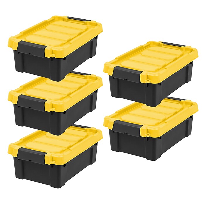 Iris Stor-It-All 13.3 Quart Storage Container with Hinged Lid