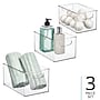 iDESIGN Small Stackable Plastic Storage Bin, Clear, 3/Pack (23107)~#|#~1C0D67BD-A6FF-4C3B-AE1A16F99EFDF2B8_sc7