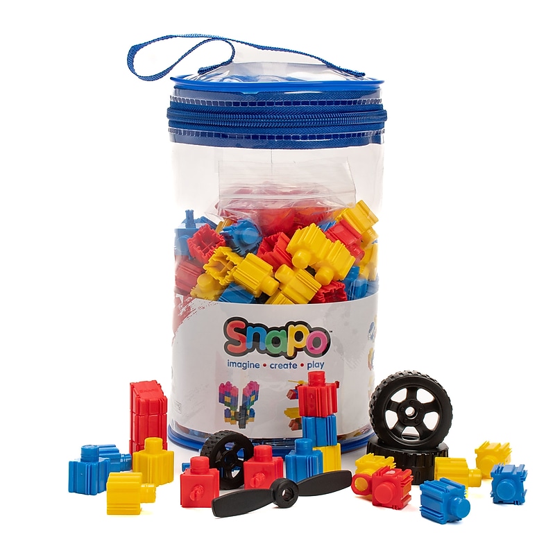 Snapo Building Blocks Creative Builder's Kit, 200 Pieces/Set (SNP16200) image 1