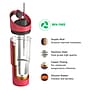 ASOBU Cosmic Stainless Steel Double Wall Insulated Water Bottle, 32 oz., Red, (ADNABF77R)~#|#~1C11E87A-CEA1-4F92-BA2C4452AA546BBD_sc7