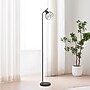 Simple Designs Sleek Essentials 54.5" Metal Floor Lamp with Wire Cage Shade, Black (LF1050-BLK)~#|#~1C12CD7B-B427-4A93-897F3B3768B9F288_sc7