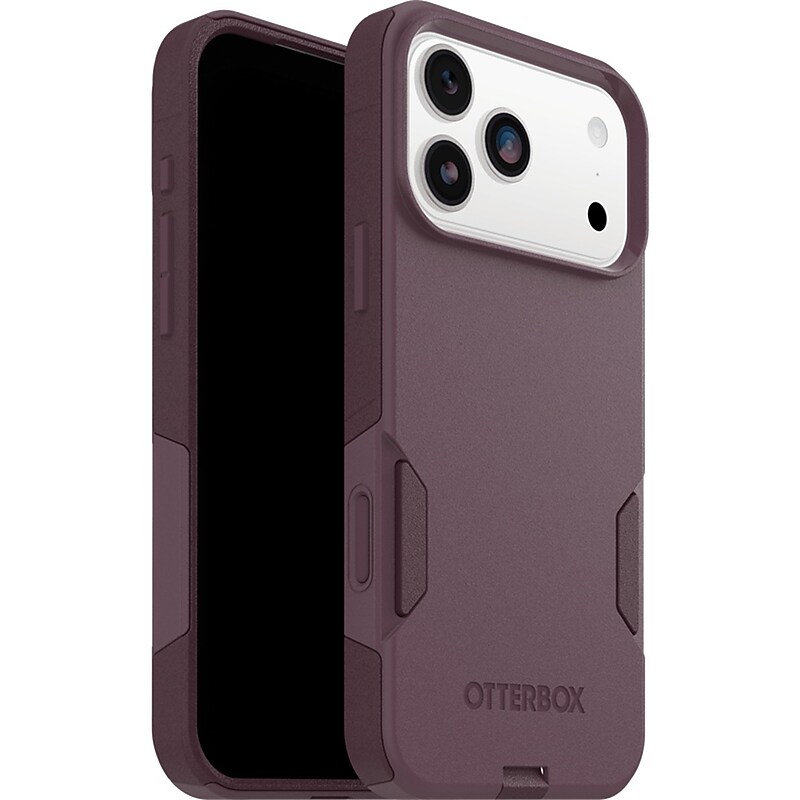 OtterBox Commuter Series MagSafe Phone Case for iPhone 17 Pro Max, Shock Absorbing, Purple Mystery (77-98344) image 1