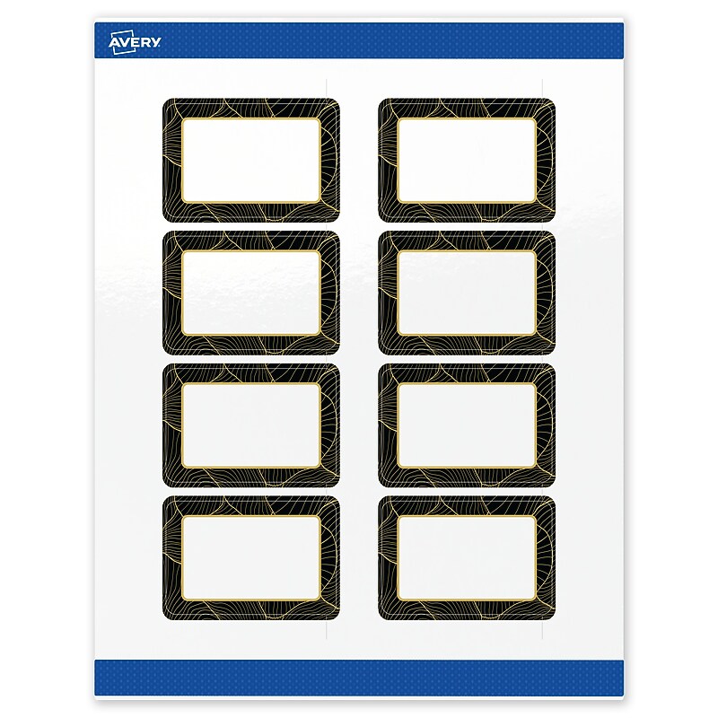 Avery Laser/Inkjet Rectangle Multipurpose Labels, 2" x 3", White, 80/Pack (S00-ETH) image 1