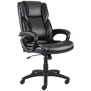 La-Z-Boy Nova Ergonomic Polyurethane Swivel Executive Chair, Black