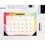 2027 Willow Creek Rainbow Gradient 17" x 12" Monthly Desk Pad Calendar, Assorted Colors (66515)~#|#~1C198C24-429B-4CC6-A4FCB353D34E3FA4_sc7