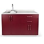 Viva Comfort 36.32'' H x 48" L Medical Cabinet with Left Sink, 4-Doors, 2-Drawers, Claret (902BASE48LSCL)~#|#~1C19E7D7-95C6-48D8-83F4B8D2DD37FC2E_sc7