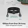 Plugable 3.3' USB-C to USB-A Cable, Black (USBC-A1M)~#|#~1C1A28F7-BD56-461A-8403B540E2389D30_sc7