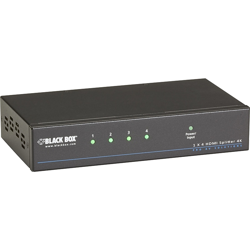 Black Box HDMI Splitter 1x4 4K - (VSP-HDMI1X4-4K) image 1