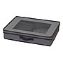 Household Essentials 69.1 Quart Storage Box with Lid, Fabric, Gray (52545-1)~#|#~1C1BBDB4-C3A5-4576-B354AB01AB2B0704_sc7