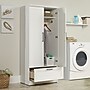 Sauder HomePlus 71"H Storage Armoire with 2 Shelves, Soft White (423144)~#|#~1C1DCB57-21F1-4A3B-BEEB5AB15330D367_sc7