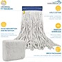 BISON LIFE Kleen Handler Cotton String Wet Mop Head, White, 24/Pack (BPES-CEM-CO-N-16-1-24A)~#|#~1C20EB1C-4B97-4CF6-B8B1F6F709D83417_sc7