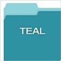 Pendaflex Recycled File Folder, 2/5-Cut Tab, Letter Size, Aqua, 100/Box (42101/3AQU)~#|#~1C23348F-E157-4F06-97EF0A1ECBC6CC5A_sc7