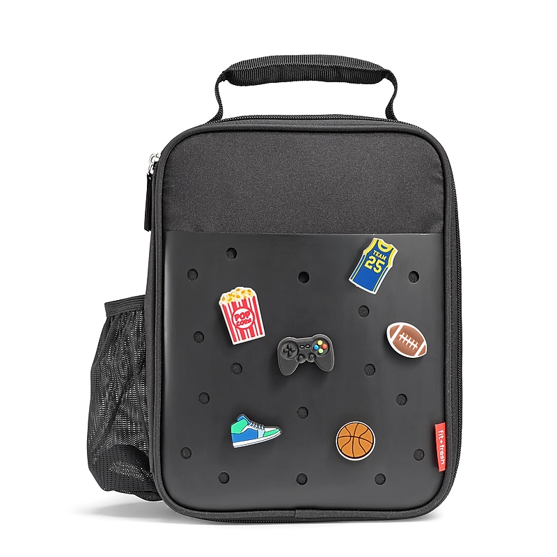 Fit & Fresh Baylee Charm Kids Insulated Lunch Bag, Black, 166 oz. (9134KX3751) image 1