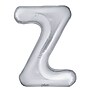 Party City (Air-Filled) 16" "Z" Foil Balloon, Silver, 2/Pack (AM60050286-18)~#|#~1C255EE1-38CD-4588-81D506D113C51DCF_sc7