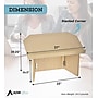 AdirOffice 19" Tabletop Lectern, Medium Oak (661-05-MEO-PKG)~#|#~1C2D66F9-5374-4154-B78739A70CB5859E_sc7