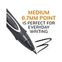 BIC Gel-ocity Quick Dry Retractable Gel Pen, Medium Point, 0.7 mm, Black Ink, 4/Pack (RGLCGP41-BLK)~#|#~1C2ED561-05AA-4E9F-A1AB812A91C0E887_sc7