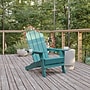 Flash Furniture Newport Adirondack Chair with Cup Holder, Blue (LEHMP104410BL)~#|#~1C2FC995-50E1-4FD1-8093D4DE86D54221_sc7