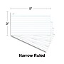 Staples 3" x 5" Index Cards, Lined, White, 65 Cards/Pack, 3 Packs/Carton (TR21580)~#|#~1C305280-A2F3-4339-9EAD24C3EC5DB7C2_sc7