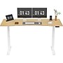 FlexiSpot E7 72"W Electric Adjustable Bamboo Top Standing Desk, White  (E7WCR7230LBZB)~#|#~1C31D79B-F297-49EE-9CB090FF1E011A18_sc7