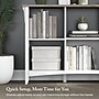 Bush Home Salinas 6 Cube Organizer, Shiplap Gray/Pure White (SAB148G2W-03)~#|#~1C3798B3-2331-4A42-BDC9C6BAED8B9184_sc7