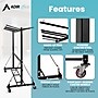 AdirOffice Steel Dolly Chair & Table Combo Cart, Black (690-01)~#|#~1C3AF44F-61DF-4BFC-BC0B289069D4499D_sc7