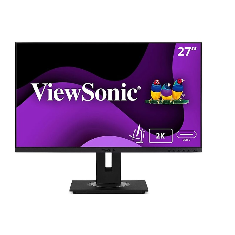 ViewSonic Ergonomic 27" 60Hz LCD Monitor, Black (VG2756A-2K) image 1