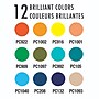 Prismacolor Premier Landscape Colored Pencils, Soft Core, Assorted Colors, 12/Set (PSM2023753)~#|#~1C440E0C-E0AB-4DB2-941335EB8FFB58B2_sc7