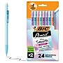 BIC Xtra Smooth Pastel Edition Mechanical Pencil, 0.7mm, #2 Medium Lead (MPNP24-BLK)~#|#~1C475290-ABD6-41A1-8631B8F24A3F3A8F_sc7