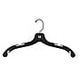 Nahanco 17" Plastic Middle Heavy Weight Top Hanger, Black, 100/Carton (2505BHMG)~#|#~1C48C9A2-F49C-4CF9-9C0BEC4557E6FE1A_sc7