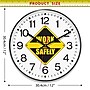 Infinity Instruments Prosaic 12" Quartz Wall Clock, Plastic Case, Battery Powered (14529BK-4585)~#|#~1C4AADD6-A41E-4EEC-82A341088DC8F1F6_sc7