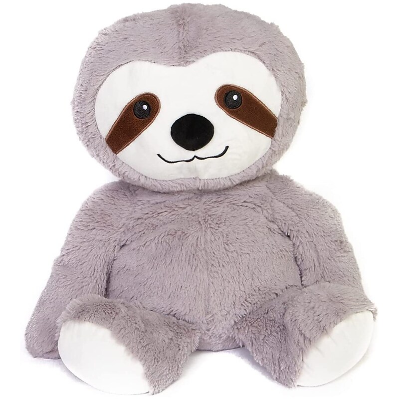 Bintiva Sloth Stuffed Animal, Gray (BNVWGHTSLOTH) image 1