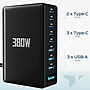 Turonic 380W charging station, 8-Port Desktop USB-C & USB-A Power Charger, Fast Charging, Up to 100W USB-C Output~#|#~1C52BD6C-4F88-4A15-A8B206315D9121F1_sc7