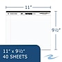 Roaring Spring WIDE Landscape Format Writing Pad, College Ruled, 11 x 9 1/2, White, 40 Sheets~#|#~1C571320-C250-4120-AC087F5C92C0CE6D_sc7