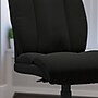 Flash Furniture HERCULES Series Armless Ergonomic Fabric Swivel Big & Tall Executive Office Chair, Black (GO1235BKFAB)~#|#~1C57AECD-0450-4E1B-9D5E3F841954C75B_sc7