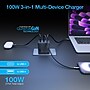Naztech Nexus T100 GaN PD 3-Port USB-C & USB-A Charger, 102W, Black (16118)~#|#~1C5AA276-C561-41E7-896270DBA51D772A_sc7