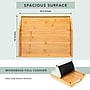 Rossie Home 16.5" x 13" x 3.7" Lap Tray with Pillow, Natural Bamboo (76107)~#|#~1C5CA88F-EC46-431A-8D9D6E6FD59E2FD4_sc7
