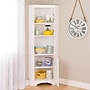 Prepac Elite White Tall 1-Door Corner Storage Cabinet (WSCC-0604-1)~#|#~1C5FB56D-5A4D-4600-B7F2D263DD45D614_sc7