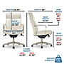 La-Z-Boy Melrose Ergonomic bonded Leather Swivel Executive Chair, White (CHR10084B)~#|#~1C620DDC-B0E3-48D7-A51B21F4D938473F_sc7