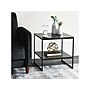 Household Essentials Jamestown 19.8"W x 19.8"D Laminate Side/End Table, Black Oak/Black (8170-1)~#|#~1C63708F-3DC9-4176-959400B76EDCE545_sc7