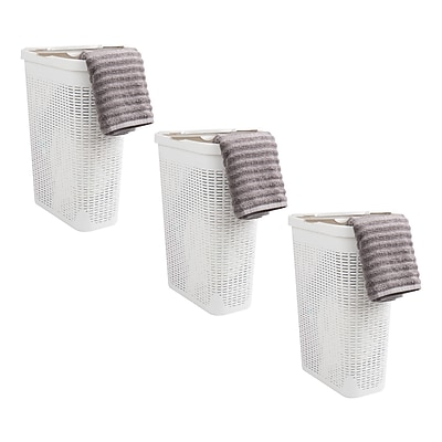 Mind Reader 10.5 Gallon Hamper with Lid - Thumbnail 2