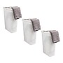 Mind Reader 10.5 Gallon Hamper with Lid, Plastic, White, 3/Pack (3PKHAMP40-WHT)~#|#~1C648991-6F08-4C85-B561C4D9339F14C9_sc7