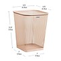 Mind Reader Metal Trash Can Without Lid, 5 Gallon, Pink, 2/Pack (2SQUAGA-PNK)~#|#~1C782E44-CDE7-4F50-AD971D55F74D86D5_sc7