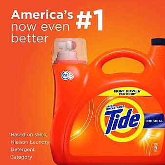 Tide HE Turbo Clean HE Liquid Laundry Detergent, 107 Loads, 154 oz. (60554)
