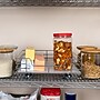 Household Essentials Brushed Steel Pull-Out Pantry Organizer with Plastic Liner, Nickel (HH25516-1)~#|#~1C814E34-7639-4297-B302BEE2A462DCA7_sc7
