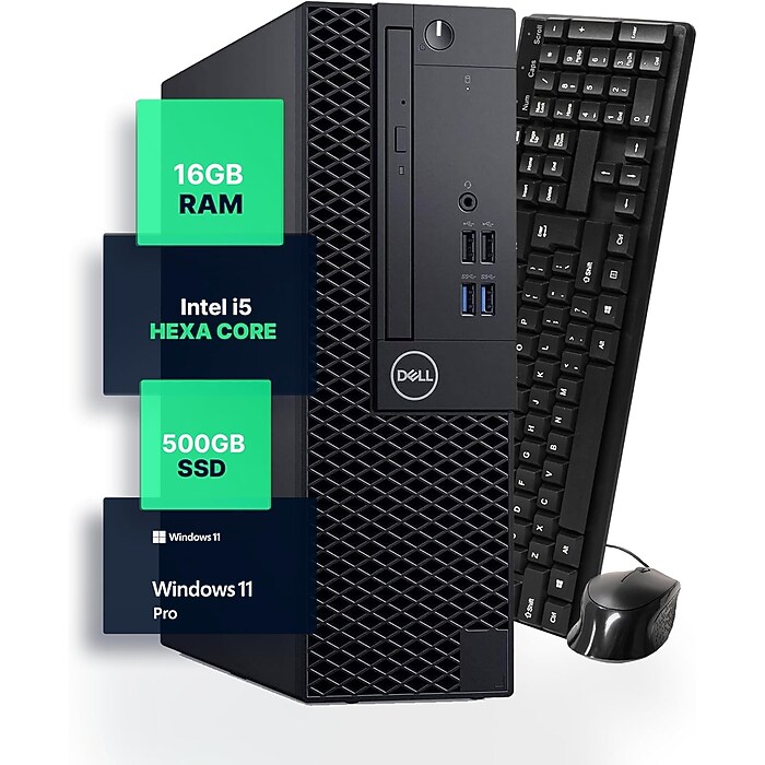 Dell Refurbished OptiPlex 3060 Desktop Computer, Intel Core i5