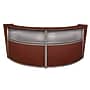 Regency Marque 124.5"W Curved Reception Desk Workstation, Mahogany (77312MH)~#|#~1C8B6308-EB33-4E4B-8AED81FC03DDE687_sc7