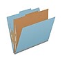 Medical Arts Press Pressboard Classification Folder, 1-Divider, 2" Expansion, Letter Size, Blue, 10/Box (DV-T42-14-3BLU-PKT)~#|#~1C937861-E2E5-4ADF-80898FD87880AED1_sc7
